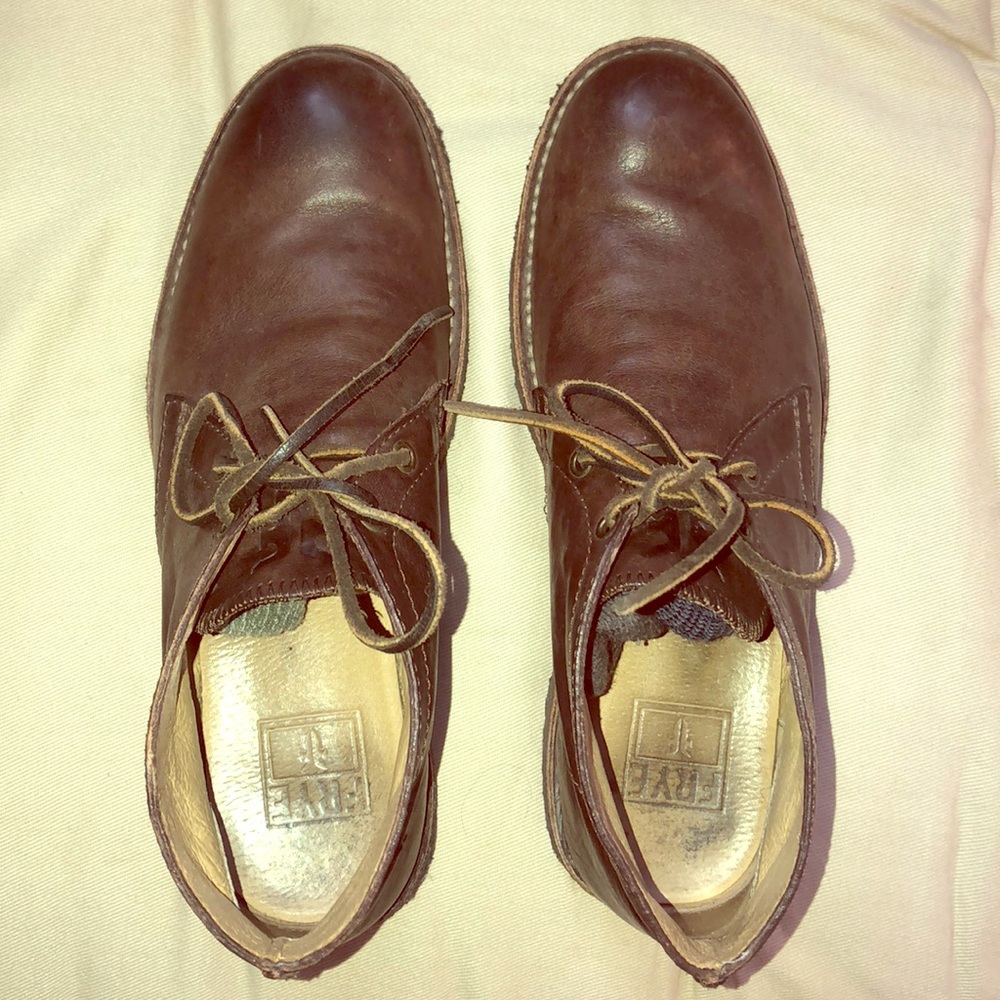 Men’s Frye Chukka boot sz 9.5 in brown leather